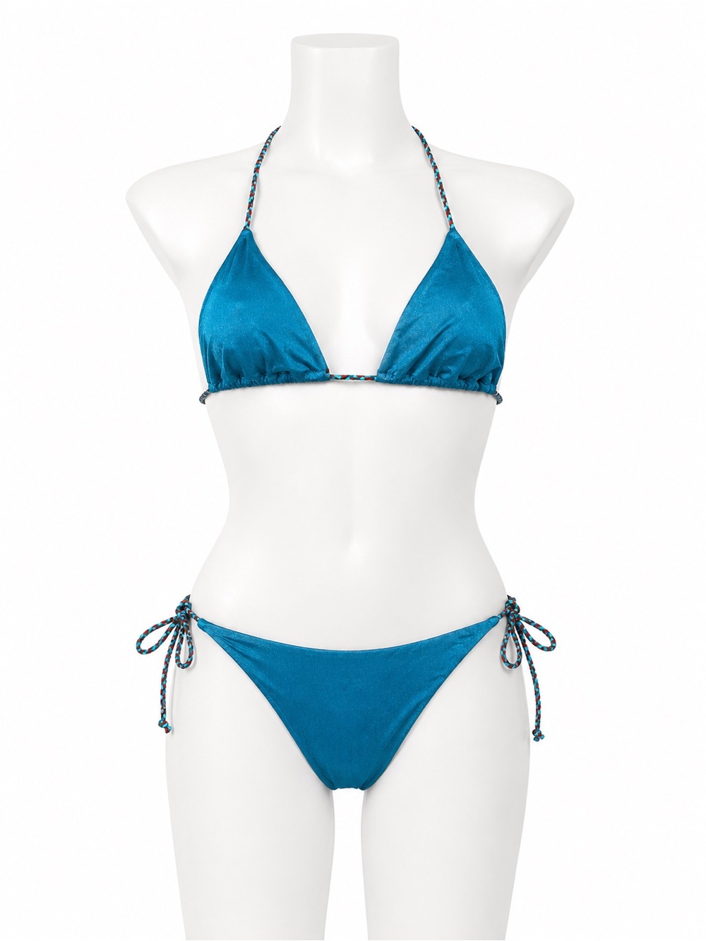 “From Bikini” Blue Triangle Swim Set